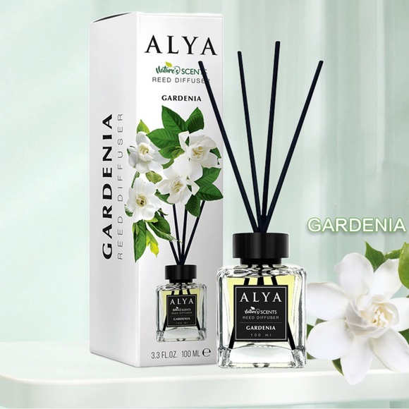 Alya Gardenia Reed Diffuser - Black - Picture 2 of 3